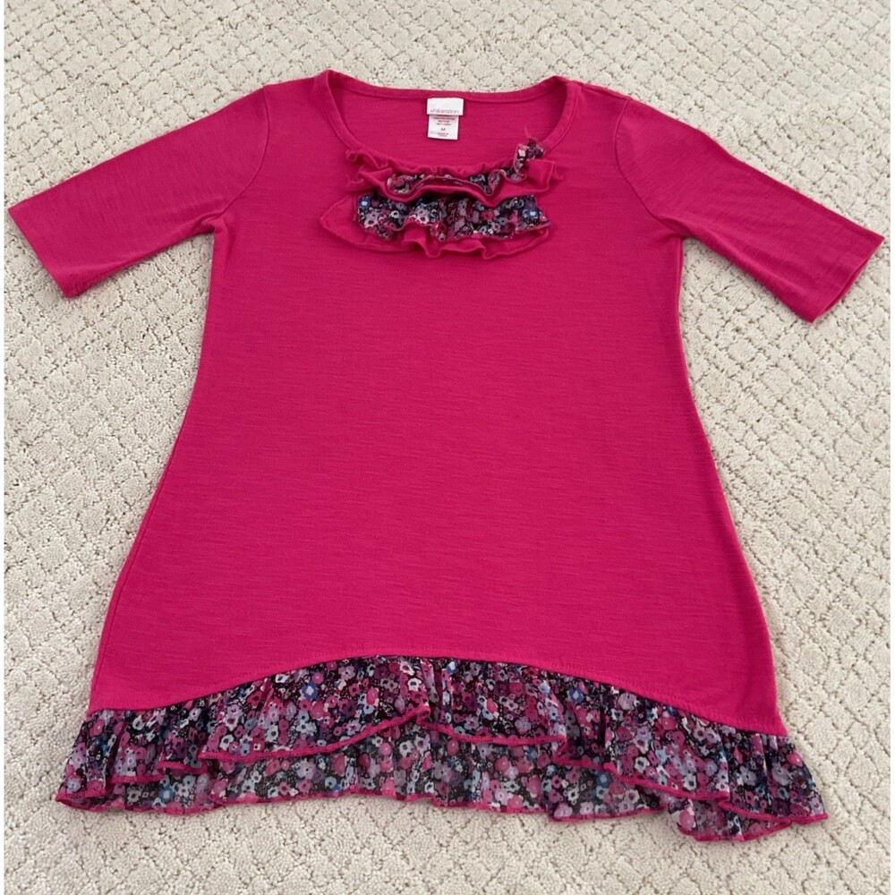 Xhilaration Colorful Pink Girls Dress Size Medium.